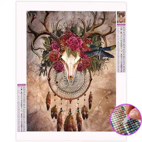 Broderie Diamant Attrape Rêve Cerf | My Diamond Painting