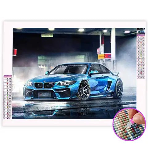 Broderie Diamant Voiture BMW | My Diamond Painting