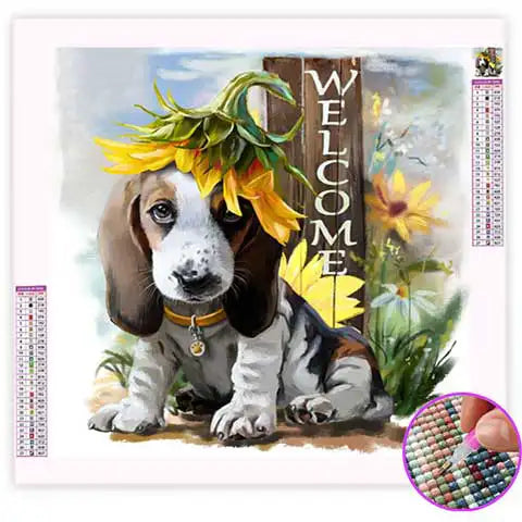 Broderie Diamant Basset | My Diamond Painting