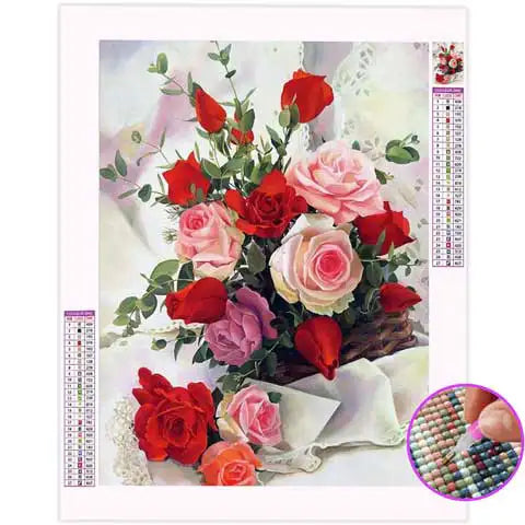 Broderie Diamant Bouquet de Roses | My Diamond Painting