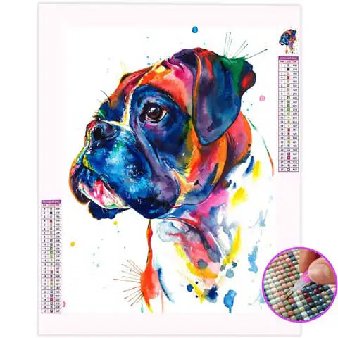 Broderie Diamant Boxer | My Diamond Painting