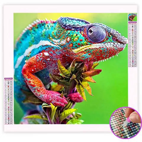 Broderie Diamant Caméléon | My Diamond Painting
