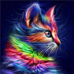 Broderie Diamant Chat Couleurs | My Diamond Painting