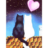 Broderie Diamant Chat Couple | My Diamond Painting