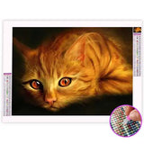 Broderie Diamant Chat Roux | My Diamond Painting