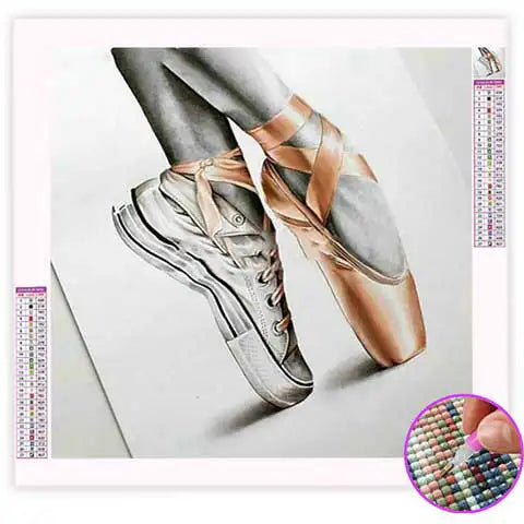 Broderie Diamant Chausson de Danse | My Diamond Painting