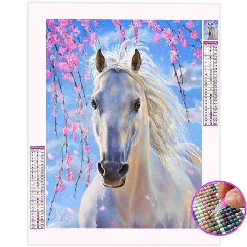 Broderie Diamant Cheval Blanc | My Diamond Painting