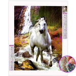 Broderie Diamant Cheval Cascade - Vignette | My Diamond Painting