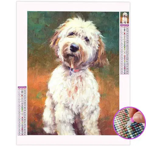 Broderie Diamant Chien Griffon | My Diamond Painting