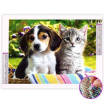 Broderie Diamant Chien et Chat | My Diamond Painting