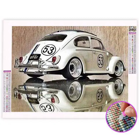 Broderie Diamant Coccinelle Voiture | My Diamond Painting