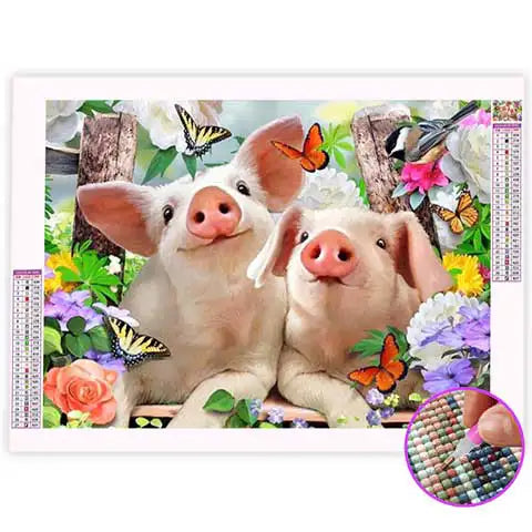 Broderie Diamant Cochon | My Diamond Painting