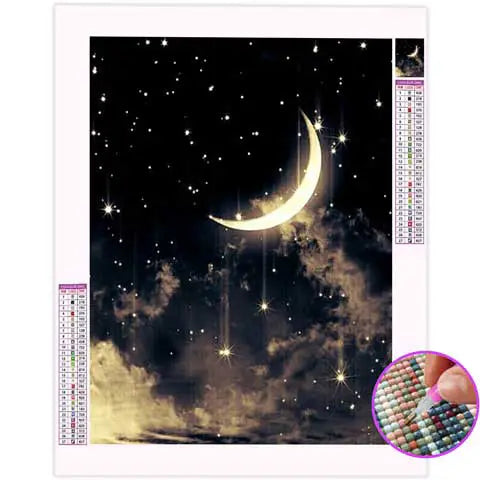 Broderie Diamant Croissant de Lune | My Diamond Painting