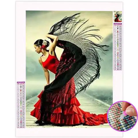 Broderie Diamant Danseuse Espagnole | My Diamond Painting