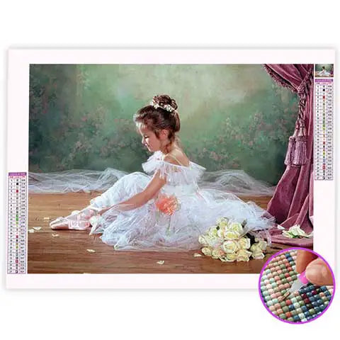 Broderie Diamant Danseuse Petite Fille | My Diamond Painting