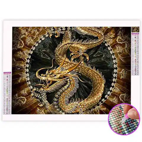 Broderie Diamant Dragon Chinois | My Diamond Painting
