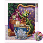 Broderie Diamant Dragon Vert - Vignette | My Diamond Painting