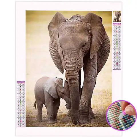 Broderie Diamant Éléphant Photo | My Diamond Painting
