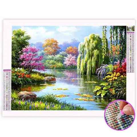 Broderie Diamant Étang | My Diamond Painting