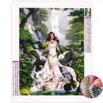 Broderie Diamant Femme Blanche - Vignette | My Diamond Painting