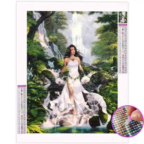 Broderie Diamant Femme Blanche | My Diamond Painting