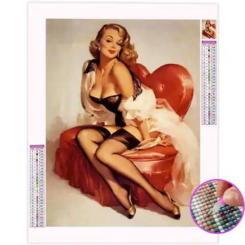 Broderie Diamant Femme Vintage | My Diamond Painting