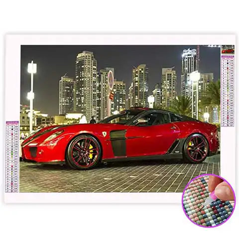Broderie Diamant Ferrari | My Diamond Painting