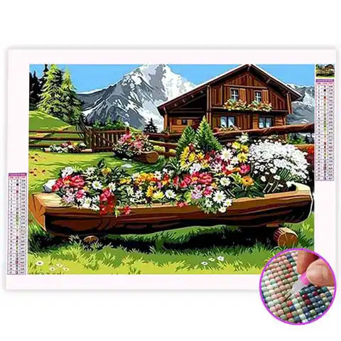 Broderie Diamant Fleur de Campagne | My Diamond Painting