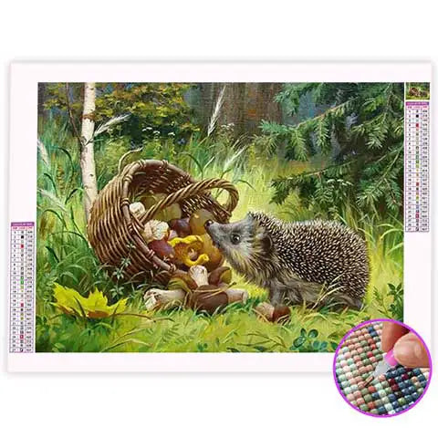 Broderie Diamant Hérisson | My Diamond Painting