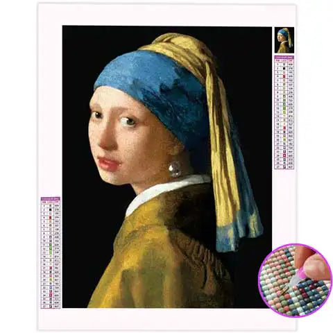 Broderie Diamant La Jeune Fille à la Perle | My Diamond Painting