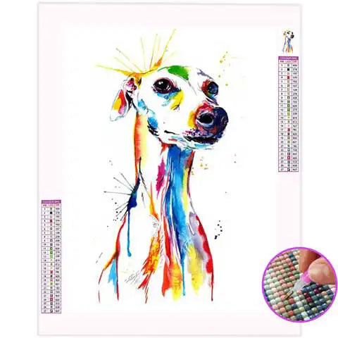 Broderie Diamant Lévrier | My Diamond Painting