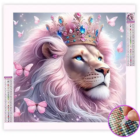 Broderie Diamant Lion King