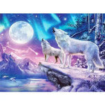 Broderie Diamant Loup Blanc - Vignette | My Diamond Painting