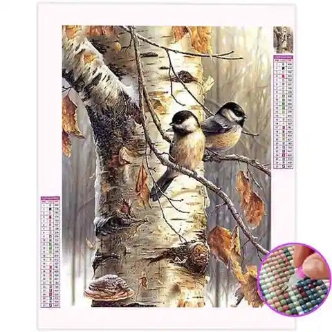 Broderie Diamant Mésanges | My Diamond Painting