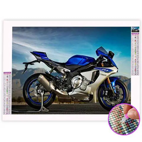 Broderie Diamant Moto Yamaha | My Diamond Painting