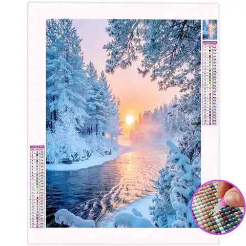 Broderie Diamant Neige | My Diamond Painting