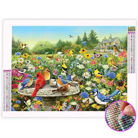 Broderie Diamant Oiseaux Printemps | My Diamond Painting