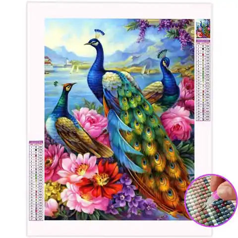 Broderie Diamant Paon | My Diamond Painting