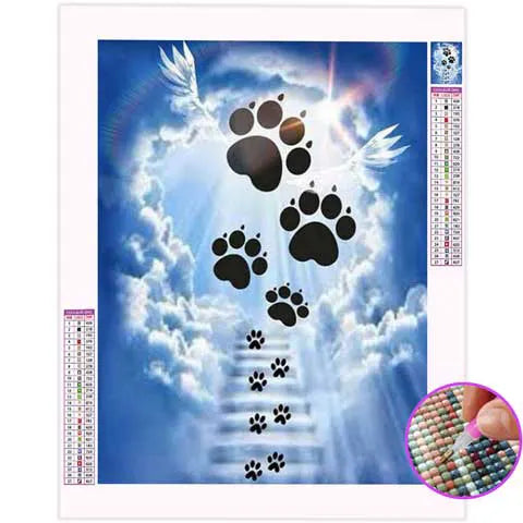 Broderie Diamant Patte de Chien | My Diamond Painting