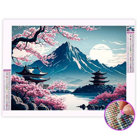 Broderie Diamant Paysage Asiatique | My Diamond Painting