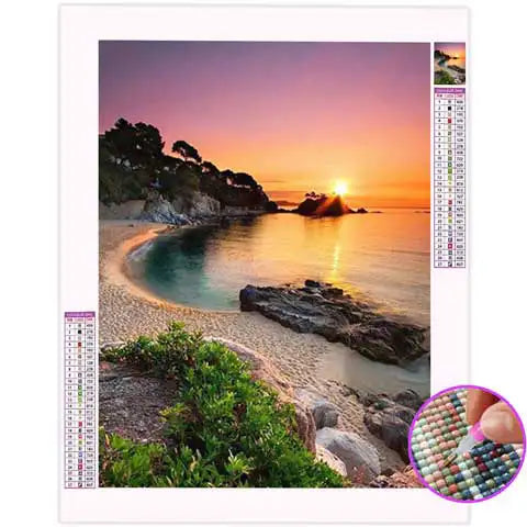 Broderie Diamant Coucher de Soleil | My Diamond Painting