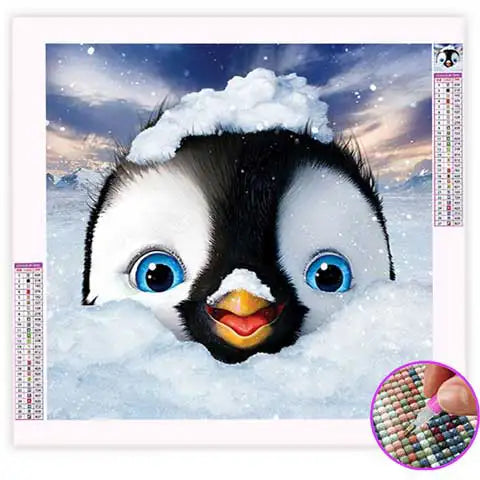 Broderie Diamant Pingouin | My Diamond Painting