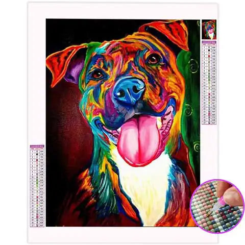 Broderie Diamant Pitbull | My Diamond Painting