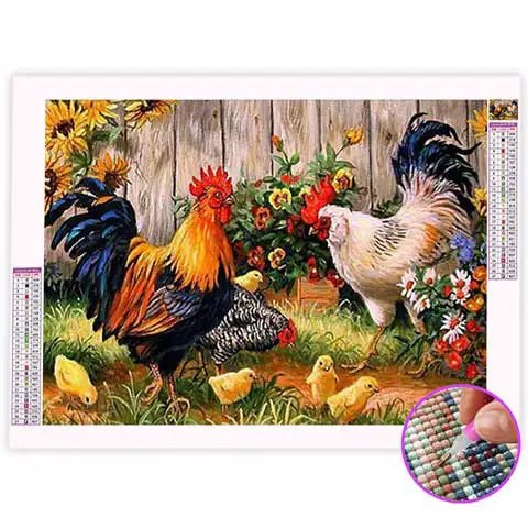 Broderie Diamant Poulailler | My Diamond Painting