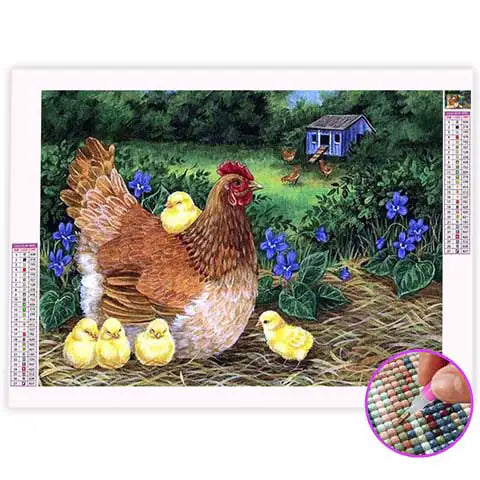 Broderie Diamant Poule | My Diamond Painting