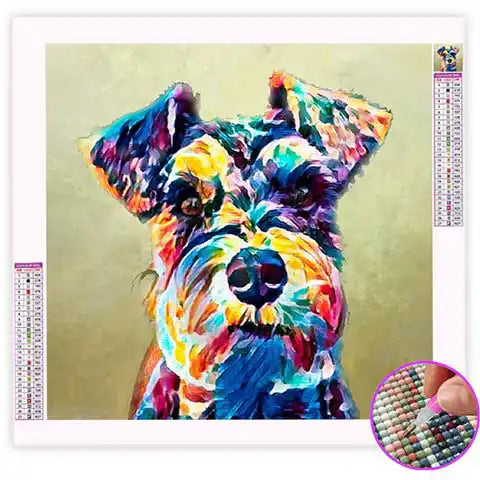Broderie Diamant Schnauzer | My Diamond Painting