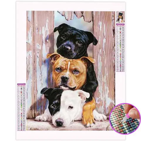 Broderie Diamant Staffie | My Diamond Painting