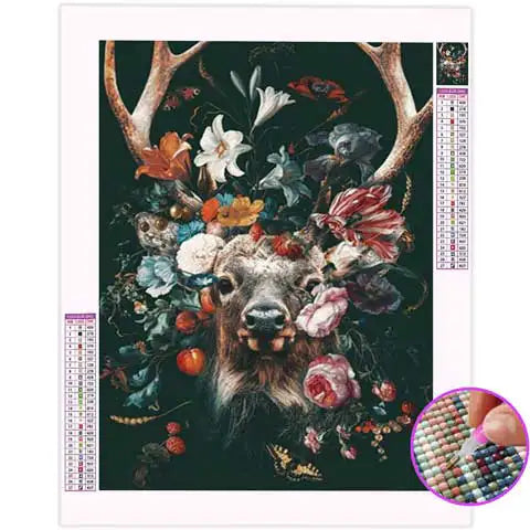 Broderie Diamant Tête de Cerf | My Diamond Painting