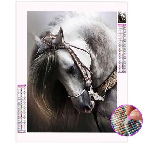 Broderie Diamant Tête de Cheval | My Diamond Painting