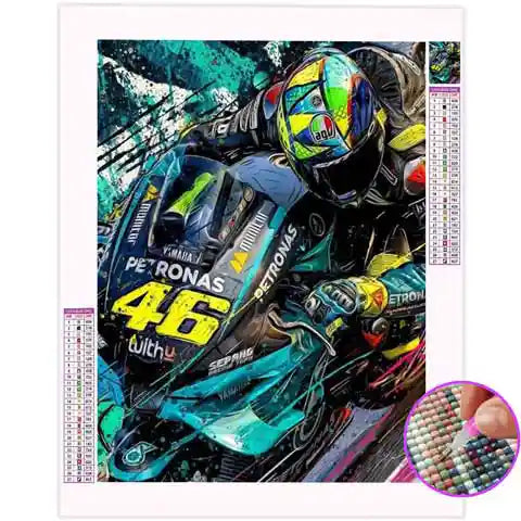Broderie Diamant Valentino Rossi | My Diamond Painting